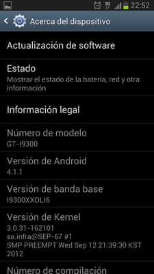 Imagen de Tomar pantallazos en el Samsung Galaxy S3