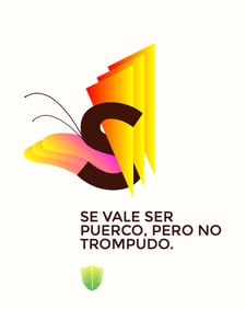 Imagen de Se vale ser puerco, pero no trompudo.