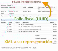 Imagen de Obtener el UUID (folio fiscal) de una factura electrónica XML