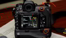 Imagen de Usar el botón AF-ON para el enfoque automático separado del disparo en Nikon D500