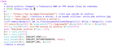 Imagen de Enviar archivo con PHP y CURL a un servidor