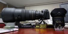 Imagen de Nikon D500 con AF-I Nikkor 400mm f/2.8D