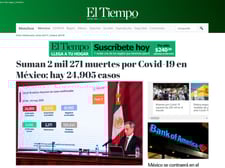 Imagen de Periódico El Tiempo de Monclova