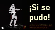 Imagen de Siguiendo instructivo para armar Stormtrooper de Star Wars | Bandai | escala 1/12 figura de acción