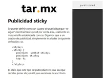 Imagen de Poner publicidad sticky en página web (deslizable)