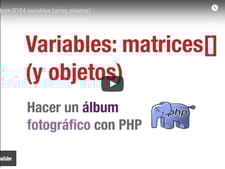 Imagen de Variables en PHP (arrays, objetos)