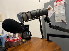 Imagen de Configuración para hacer un podcast procaster, podmic y vocaster two